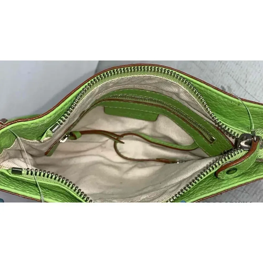 Women's Michael Michael Kors Lime Green Leather‎ Shoulder Crossbody Bag Y2K Brat